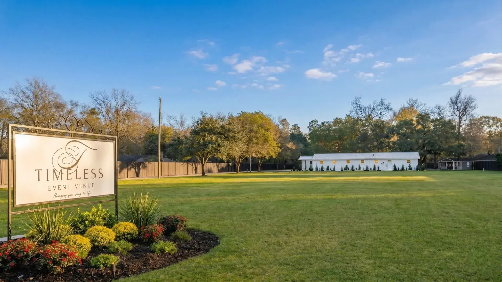 Timeless Event Venue grand exterior